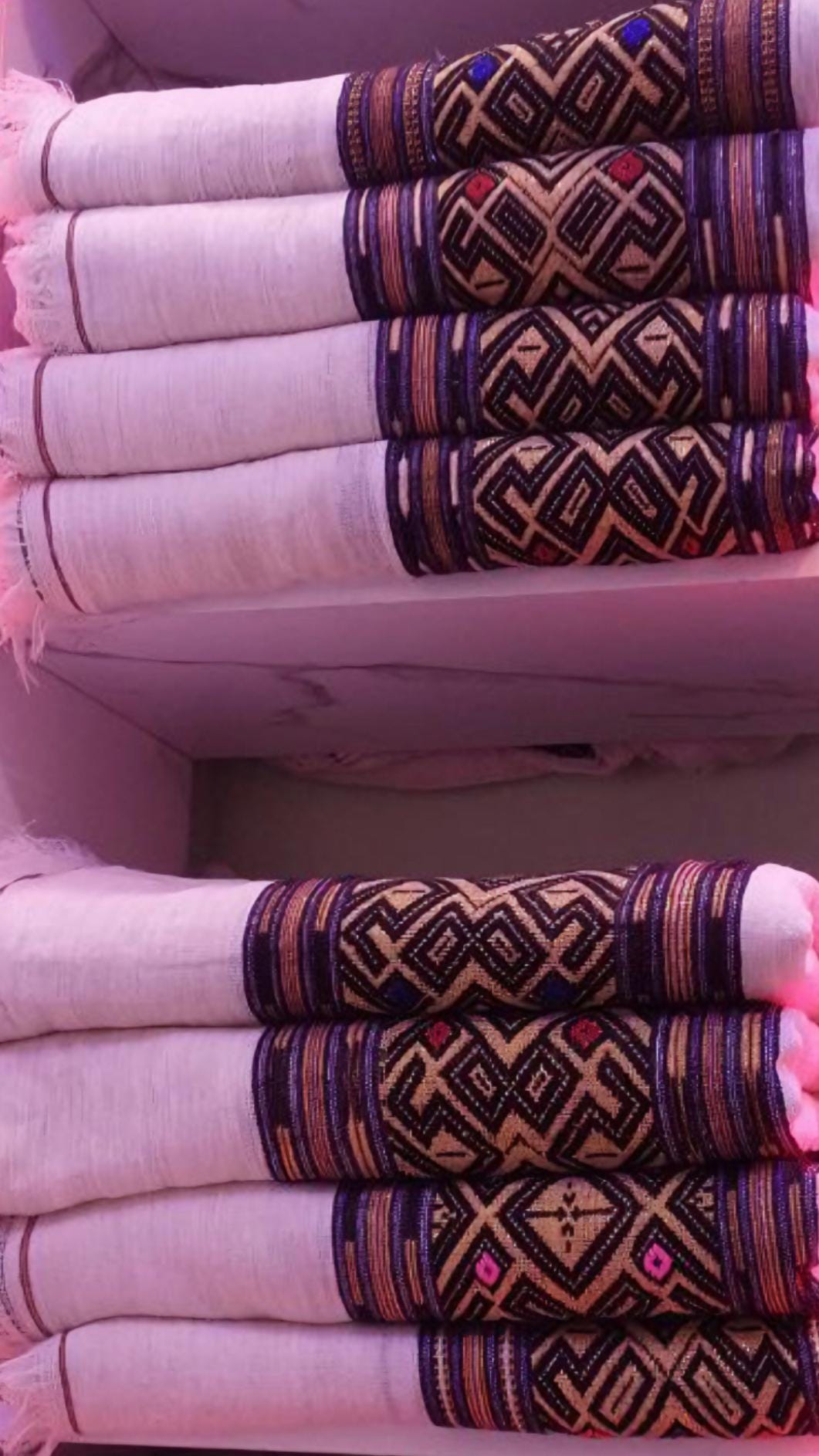 Lakomelza Tilfs • Ethiopian Wollo Biliko Gabi - ወሎ ብልኮ ጋቢ (Traditional Cotton Blanket)