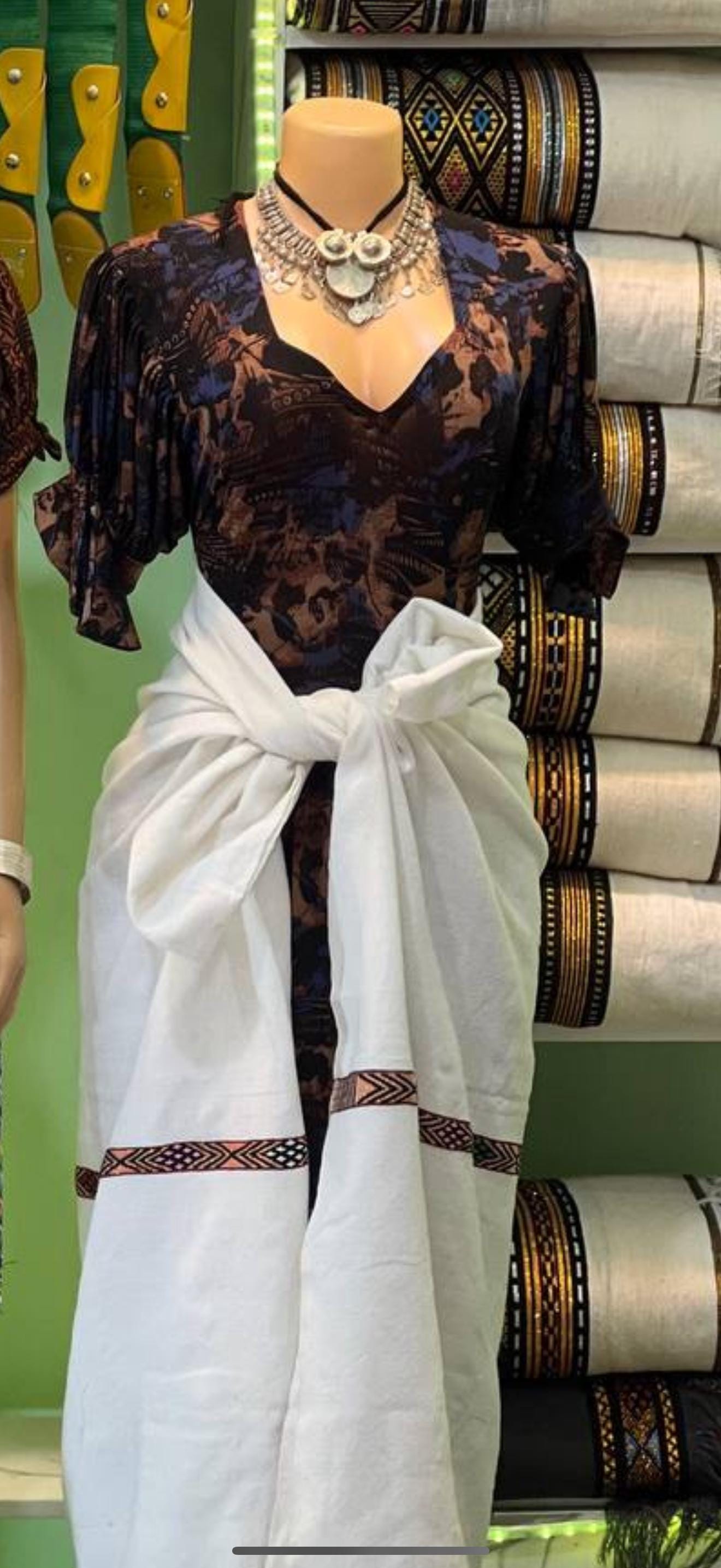 Ethiopian Habesha Welel • ወለል Dress