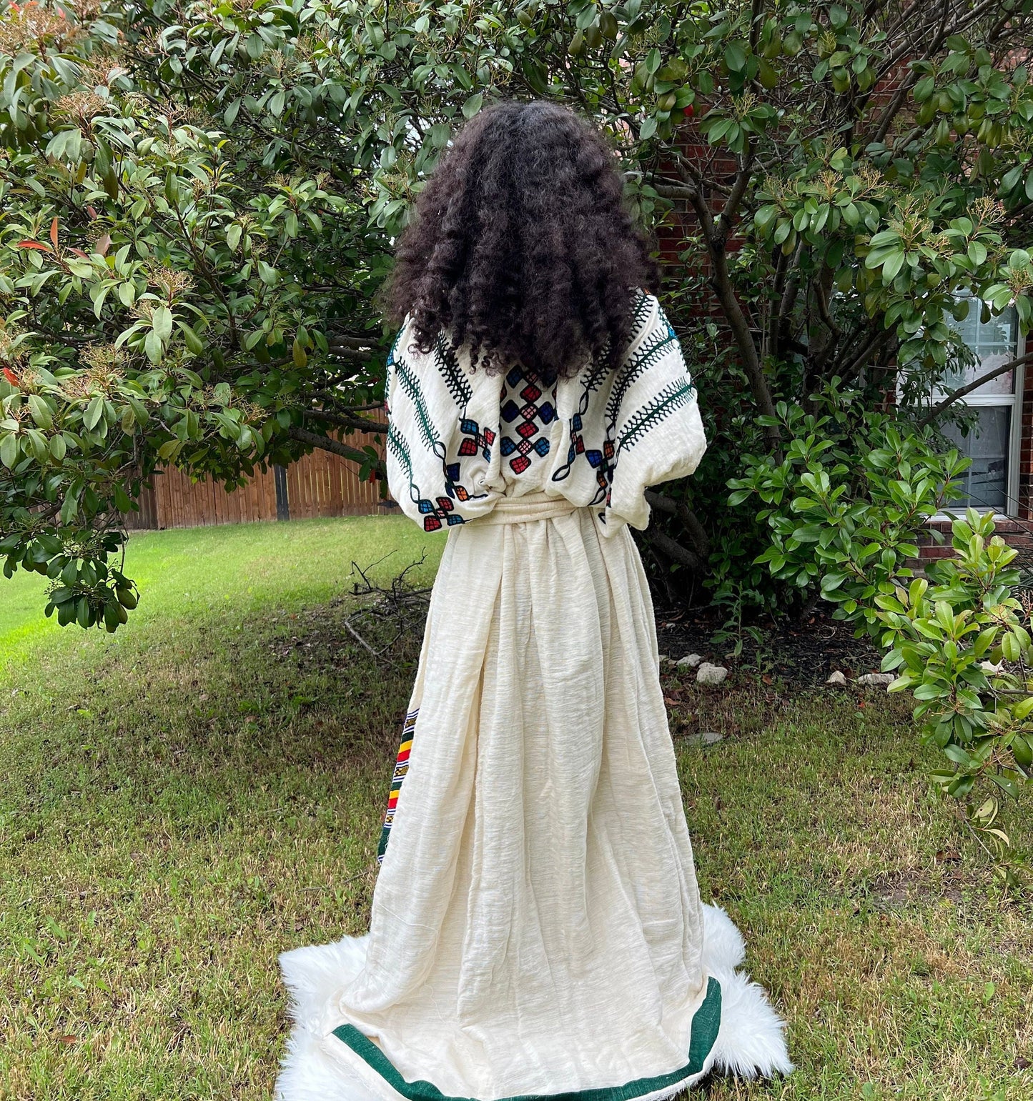 Gondar Fetil Collection • Ethiopian Gondar  Fetil White Dress