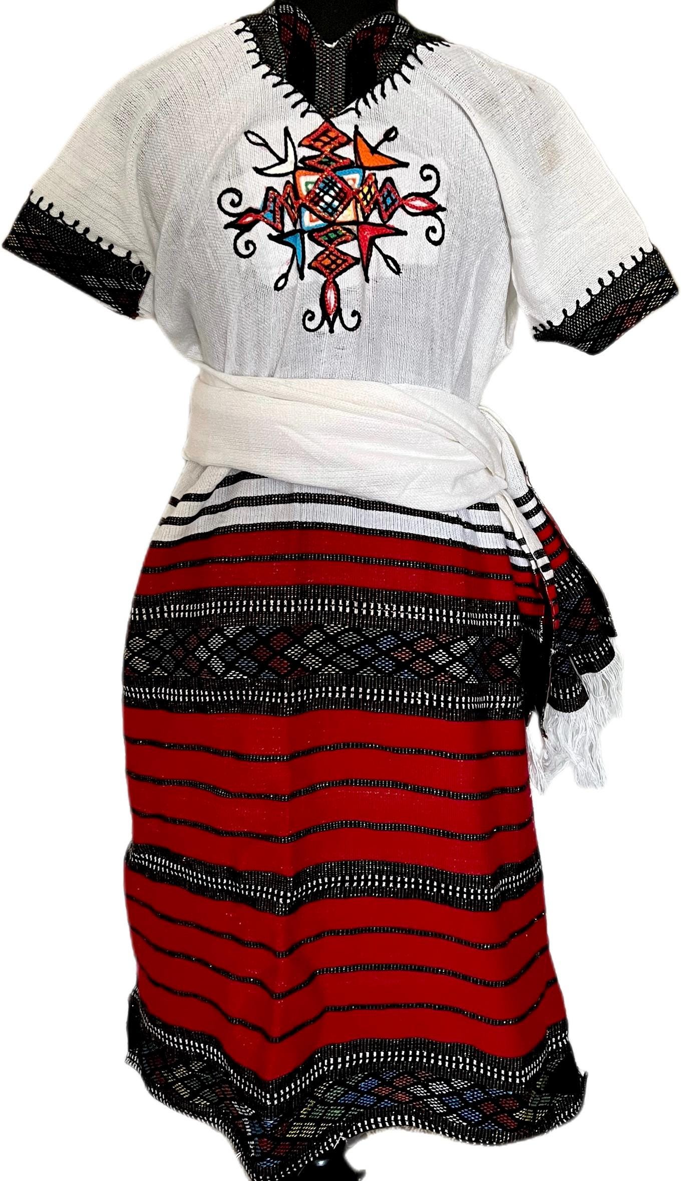Lakomelza Tilfs • Ethiopian Wollo Amhara Kids Tiftif Dress