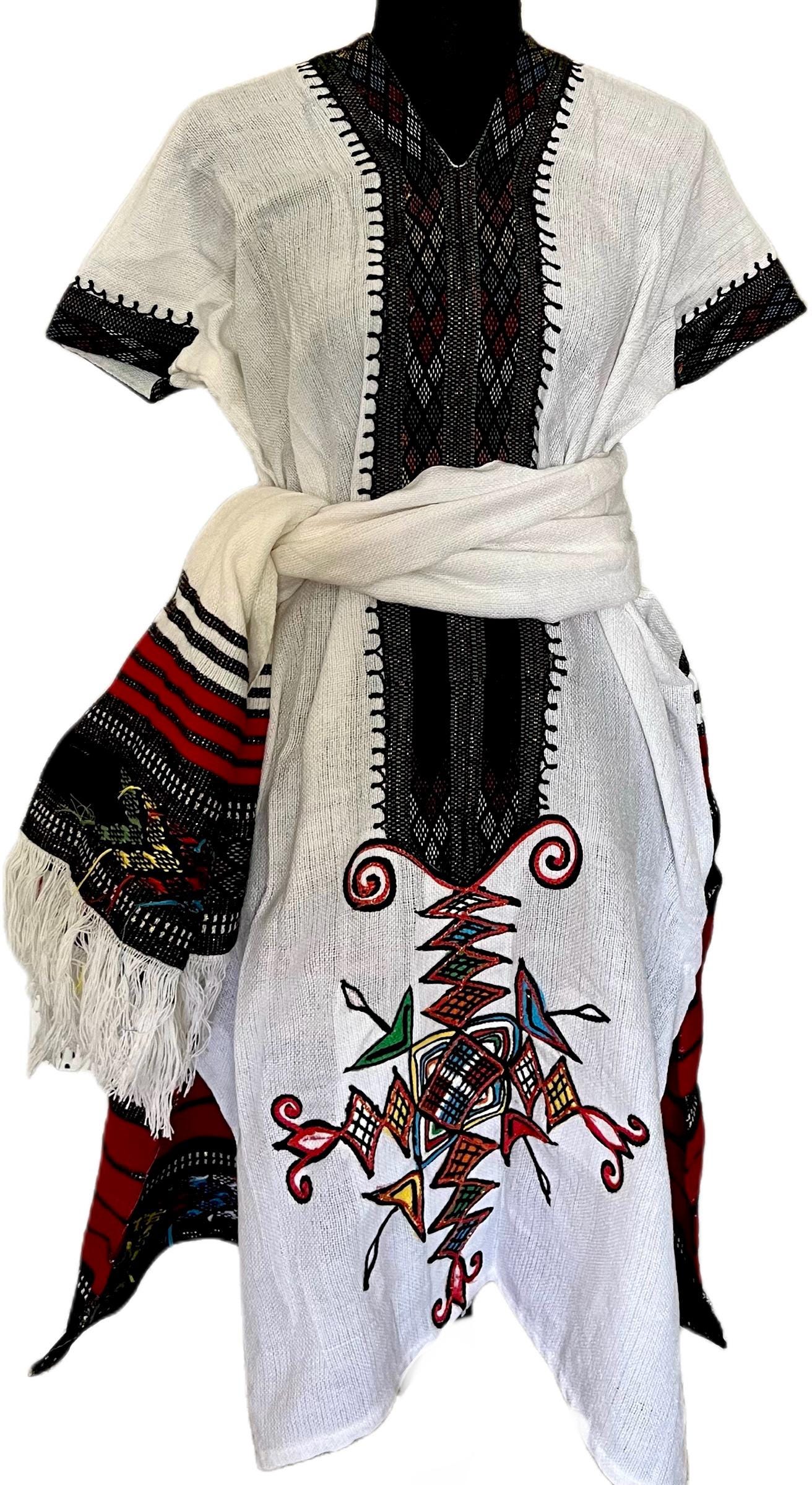 Lakomelza Tilfs • Ethiopian Wollo Amhara Kids Tiftif Dress
