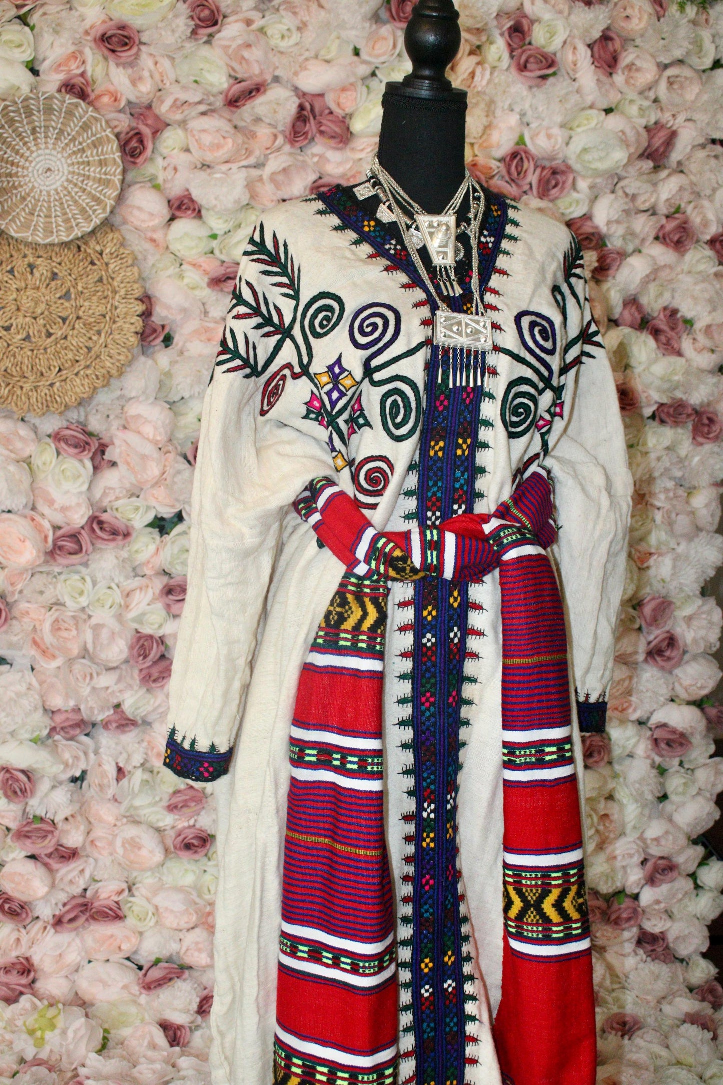 Gihon Collection • Ethiopian Gojam Amhara Zegye Embroidery Fetil Dress