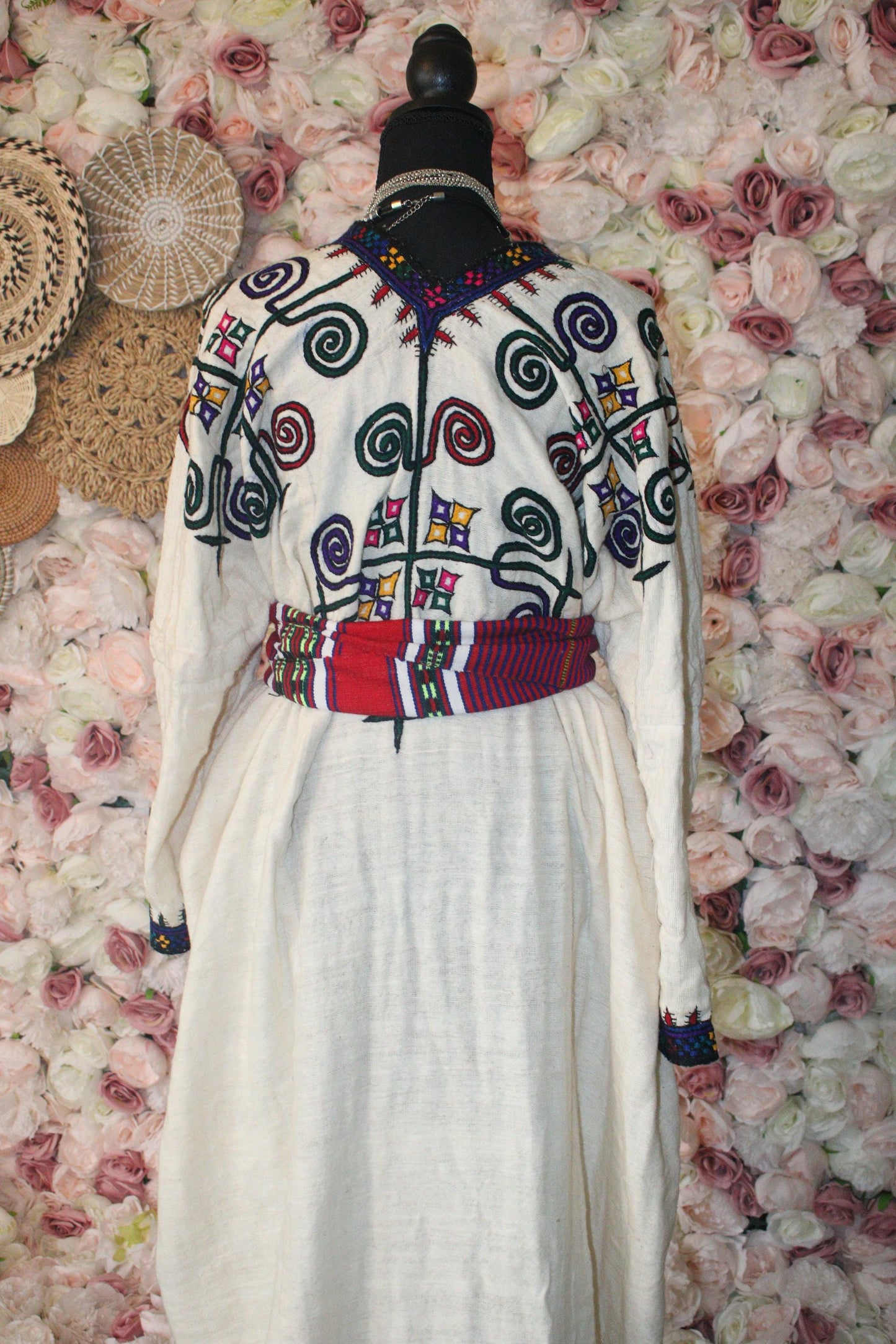 Gihon Collection • Ethiopian Gojam Amhara Zegye Embroidery Fetil Dress