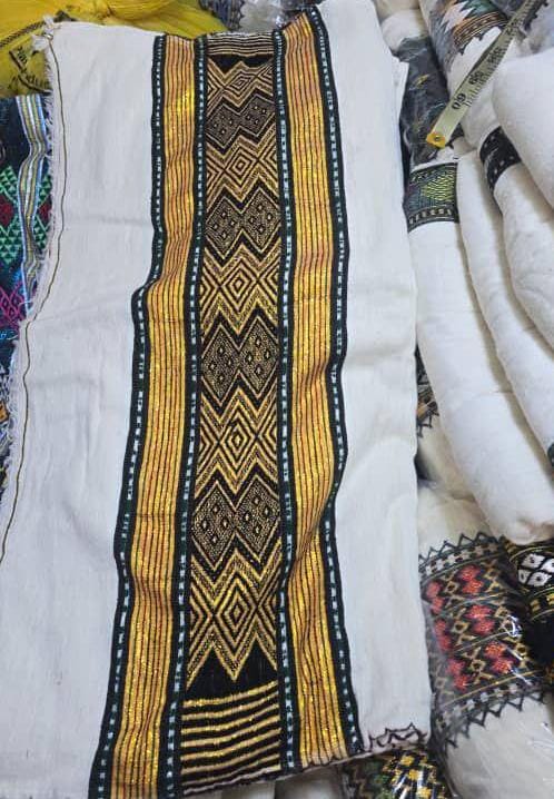 Ethiopian Wollo Biliko Gabi - ወሎ ብልኮ ጋቢ (Traditional Cotton Blanket)