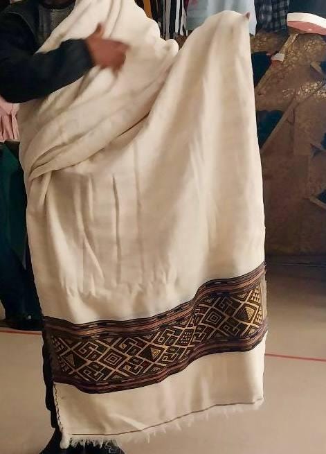 Lakomelza Tilfs • Ethiopian Wollo Biliko Gabi - ወሎ ብልኮ ጋቢ (Traditional Cotton Blanket)