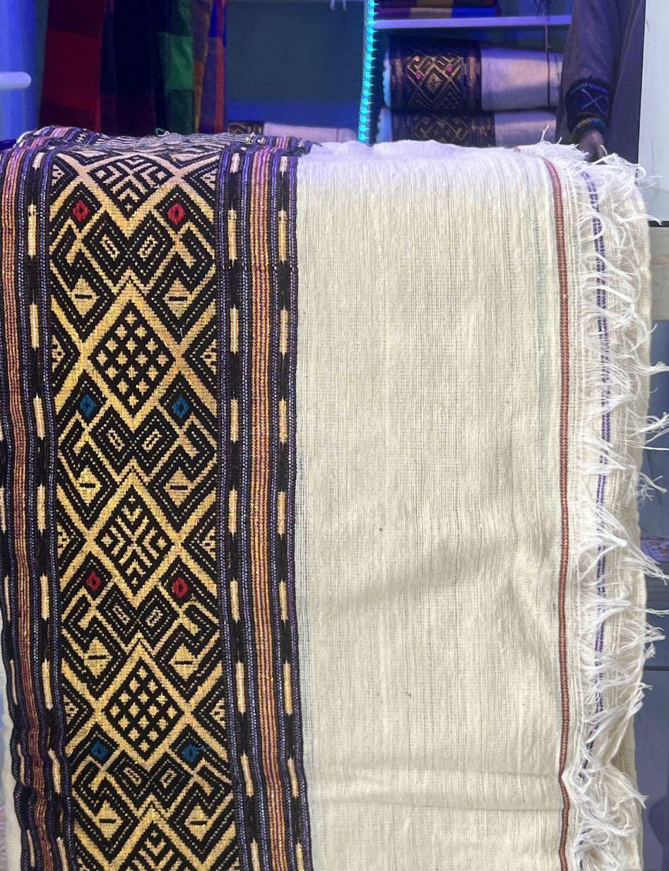 Lakomelza Tilfs • Ethiopian Wollo Biliko Gabi - ወሎ ብልኮ ጋቢ (Traditional Cotton Blanket)