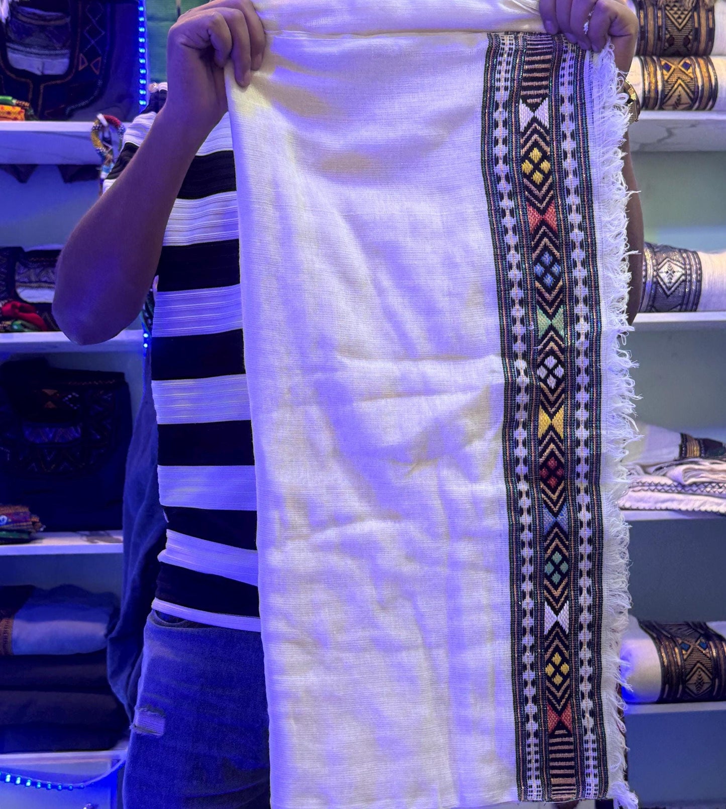 Ethiopian Tilet Scarf/Netela-Mekenet