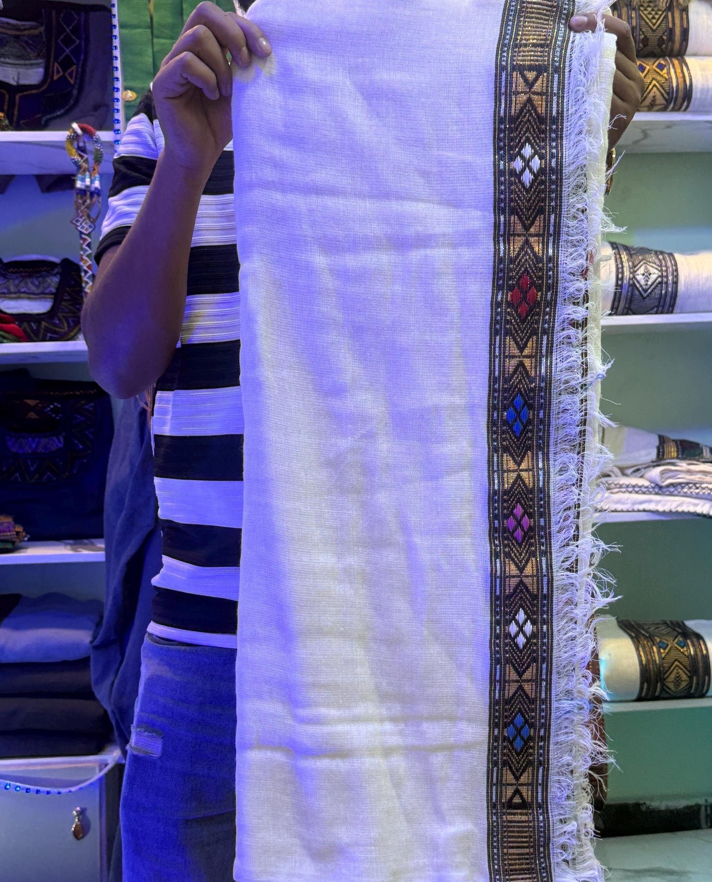Ethiopian Tilet Scarf/Netela-Mekenet