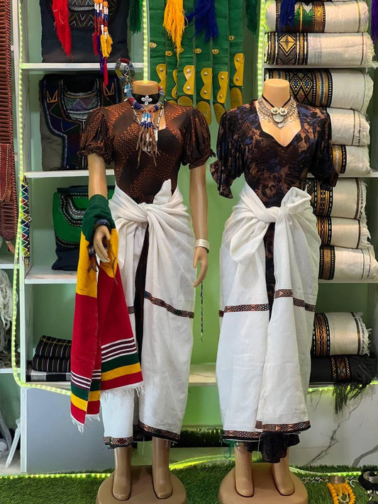 Ethiopian Habesha Welel • ወለል Dress