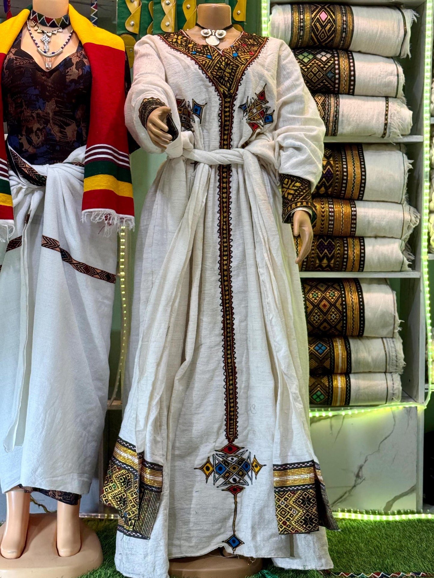 Ethiopian Wollo Biliko Fetil Free Size Dress