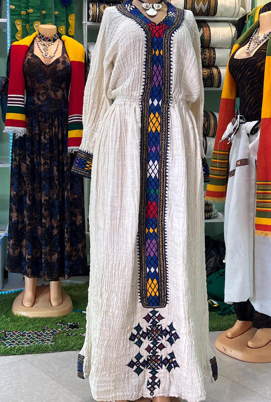 Ethiopian Eritrean Habesha Fetil Dress