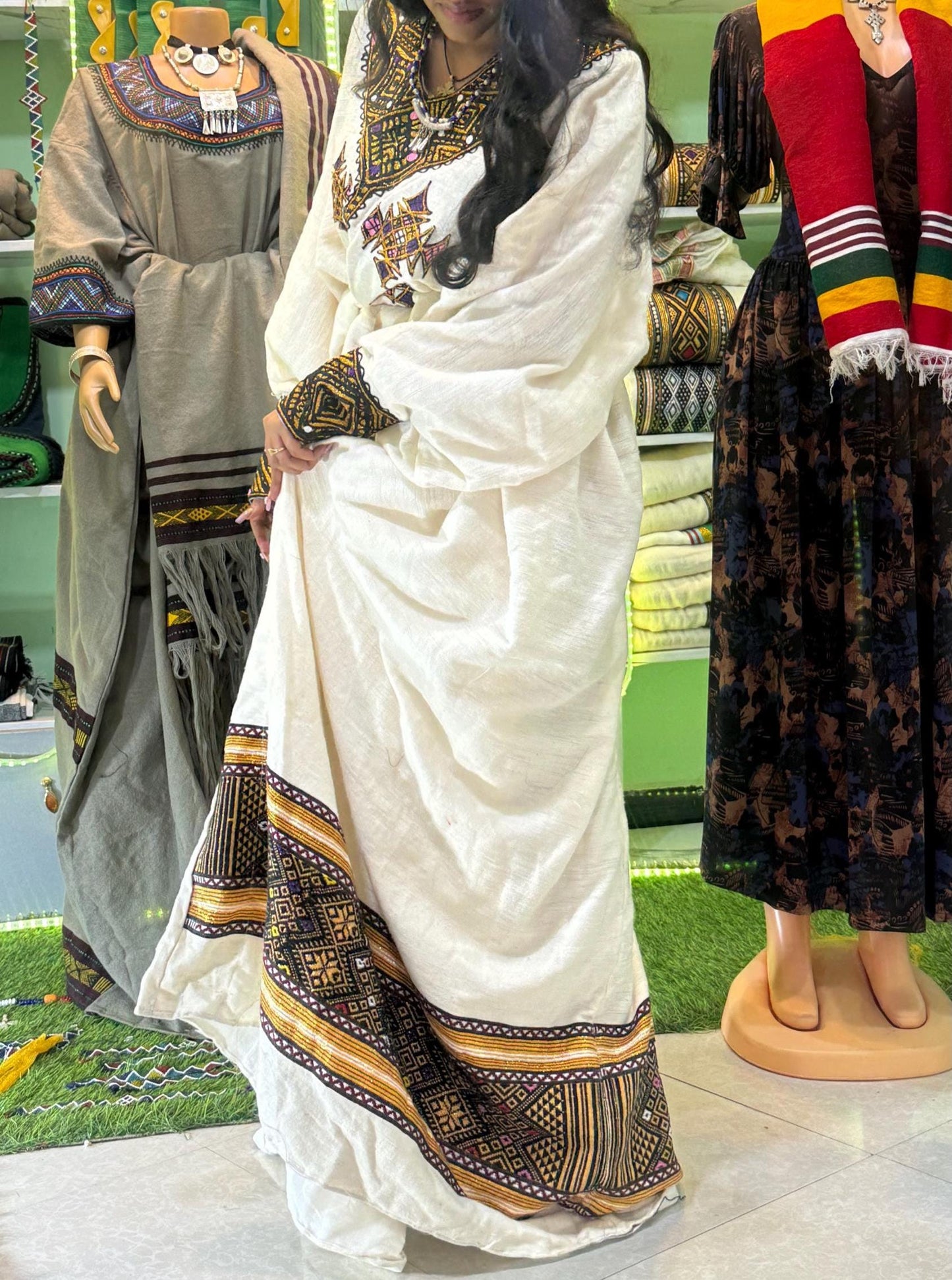 Ethiopian Wollo Biliko Fetil Free Size Dress